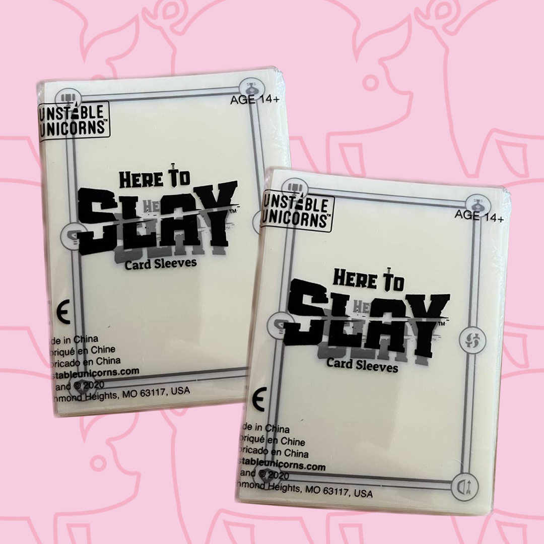 Here To Slay Card Sleeves Standard Card Size Chanchullo Games